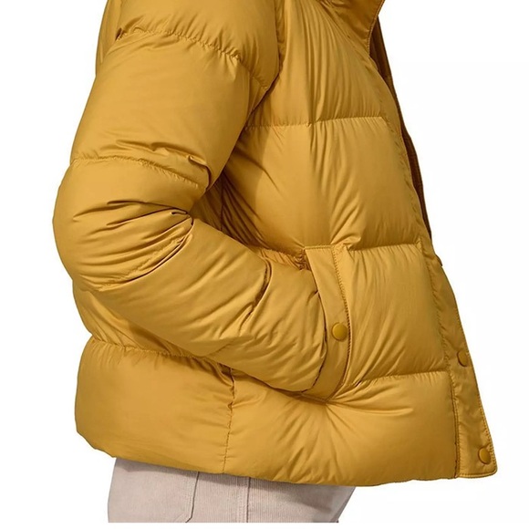 EUC Patagonia Silent Down Jacket, cosmic gold, xsmall - Picture 3 of 8